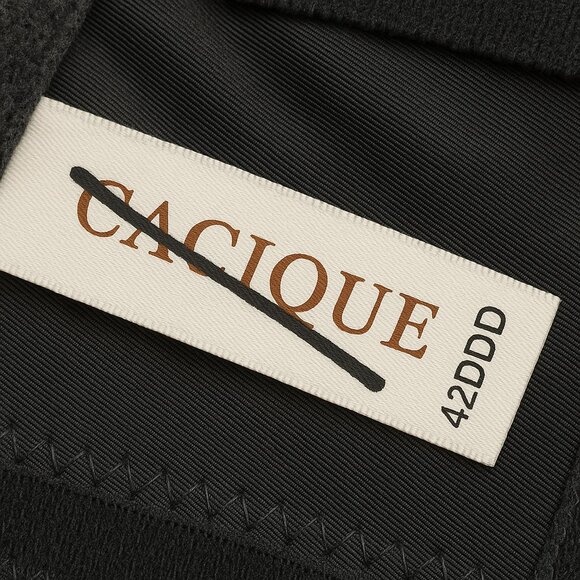 Cacique 42DDD Black Wireless T-Shirt Bra Lightly Lined Plus Size - Picture 6 of 9